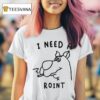 Scooby Doo I Need A Print Dog Cigarettes T Shirt