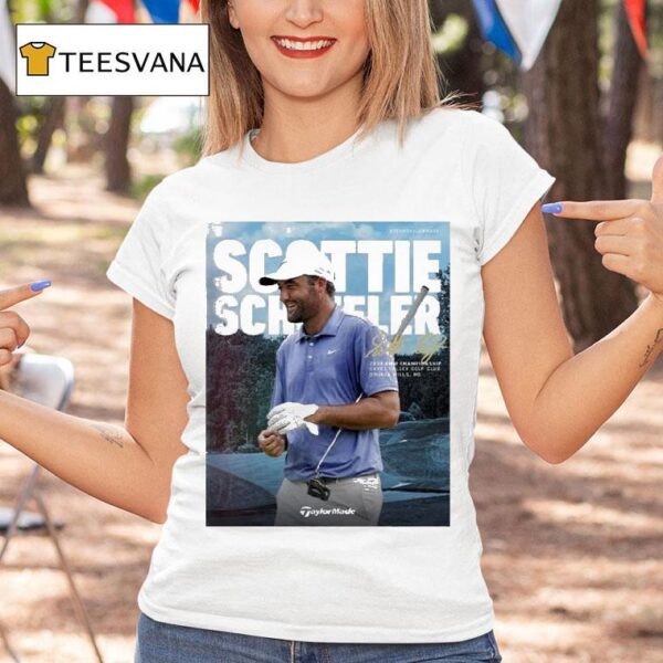 Scottie Scheffler Claimed Fifth Pga Tour Win During The Final Round Of The Bmw Championship T Shirt