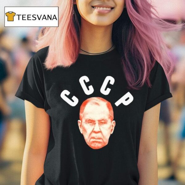 Sergey Viktorovich Lavrov Ussr Cccp Face Head T Shirt