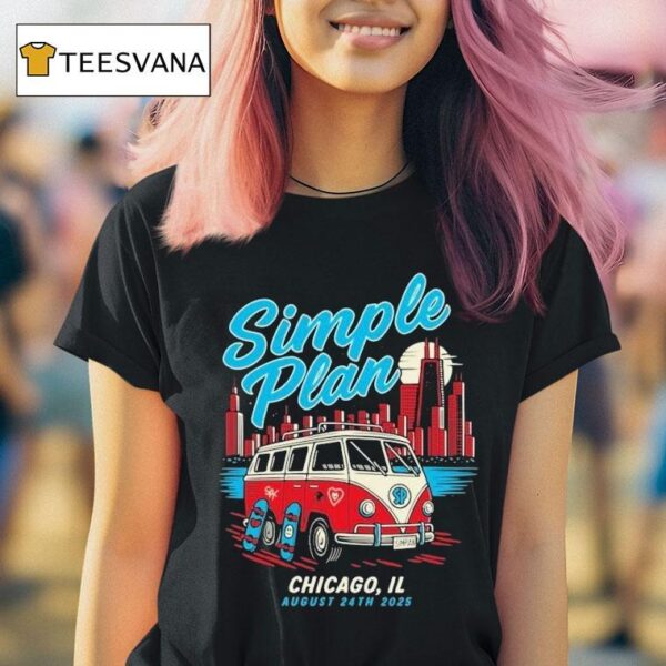 Simple Plan Tour Chicago Il T Shirt