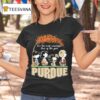 Snoopy The Peanuts Purdue Boilermakers It S The Most Wonderful Time Of The Year T Shirt
