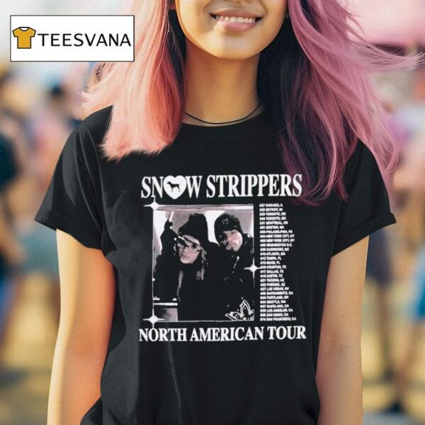 Snow Strippers North American Tour T Shirt