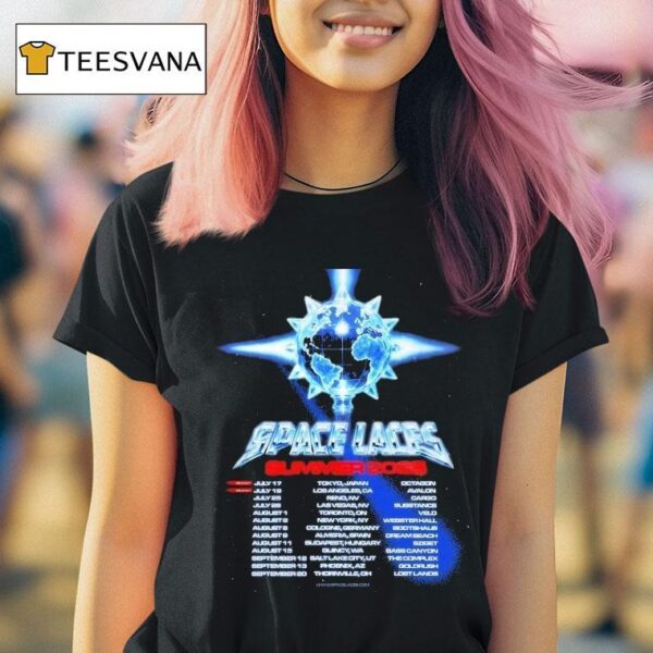 Space Laces Summer Tour Dates T Shirt