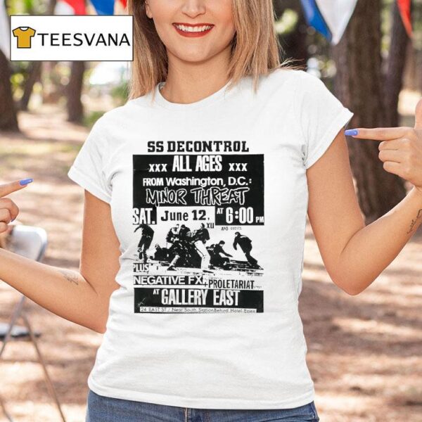 Ss Decontrol All Ages From Washington Dc Minor Threa T Shirt