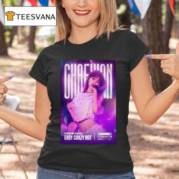 Sserafim Easy Crazy Hot Le Sserafim Tour T Shirt