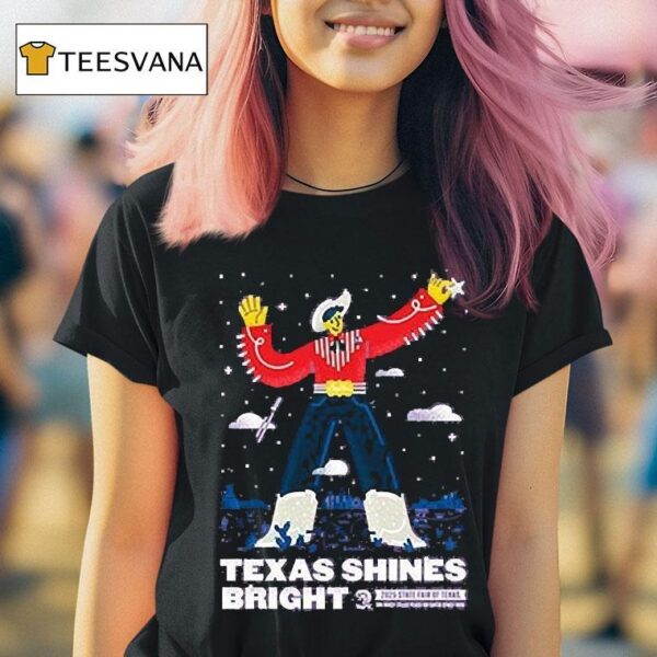 State Fair Of Texas Commemorative Art Texas Shines Brigh T Shirt