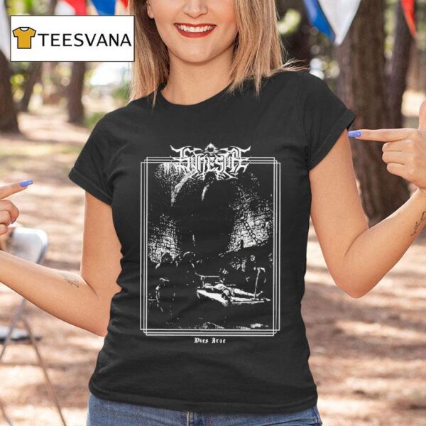 Synestia Dies Irae Dark Dungeon Scene Black Metal Gothic T Shirt