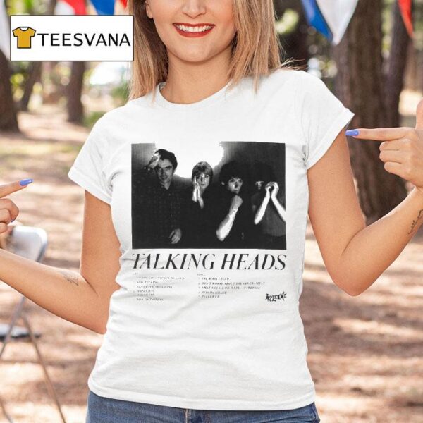 Talking Heads X Welcome Track Lis T Shirt