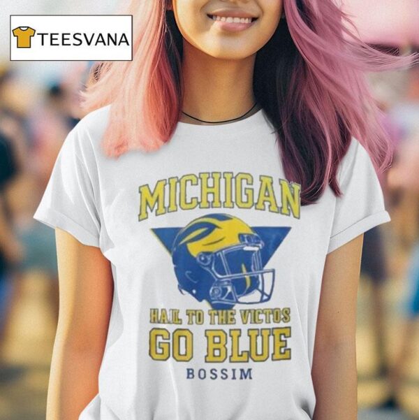 Taylor Lewan Michigan Wolverines Hail To The Victors Go Blue Bossim T Shirt