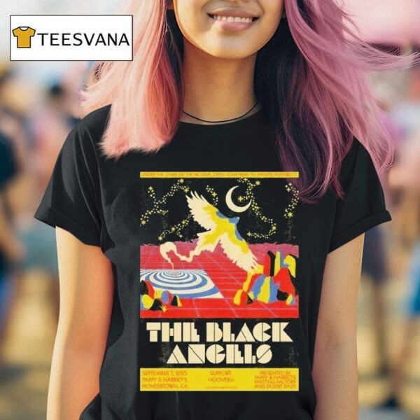 The Black Angels Pioneertown Ca On September Tour T Shirt
