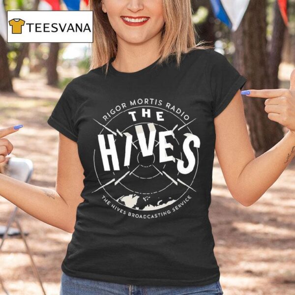 The Hives Rigor Mortis Radio Broadcasting Service Tower T Shirt