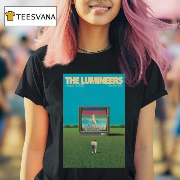 The Lumineers August Empower Field At Mile High Denver Co Tv Horse T Shirt