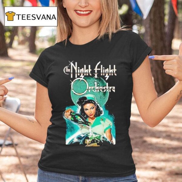 The Night Flight Orchestra Moon Over Australia Tour T Shirt