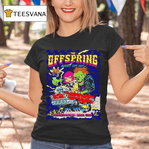The Offspring Concert Dos Equis Pavilion Dallas Texas Tour Aug Tour T Shirt