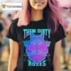 Them Dirty Roses Cosmic Wolf T Shirt