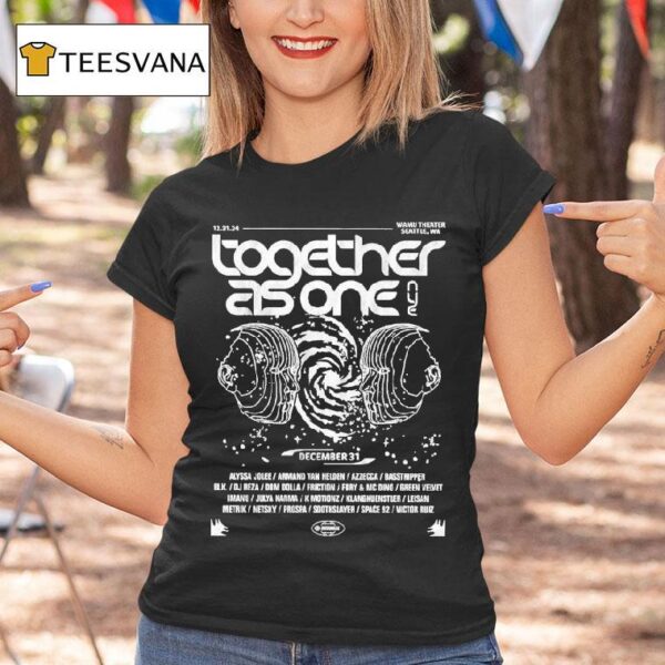 Together As One Wamu Theater Seattle Wa Vortex T Shirt