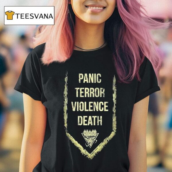 Vader Panic Terror Violence Death T Shirt