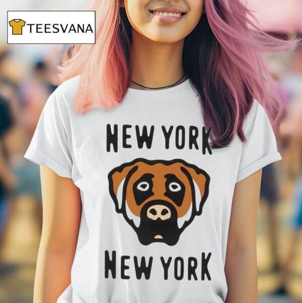 Victor Victor New York Dog Head T Shirt