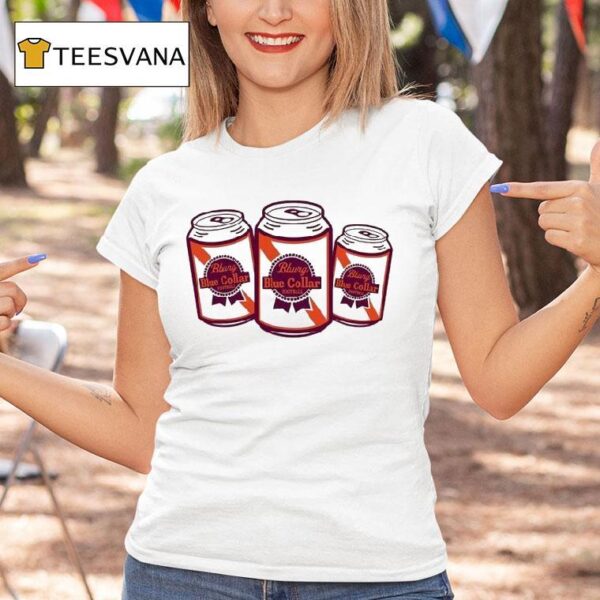 Virginia Tech Hokies Bburg Blue Collar Football T Shirt