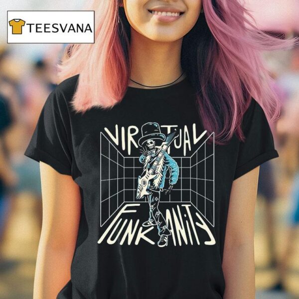 Virtual Funkanity Skeleton Rock T Shirt