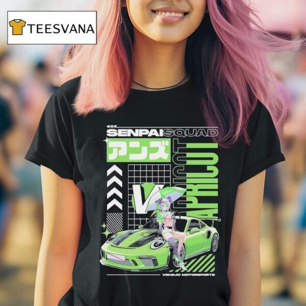 Vshojo X Senpai Squad Apricot Waifu T Shirt