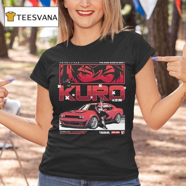 Vshojo X Senpai Squad Kuro The Race Starts Now T Shirt