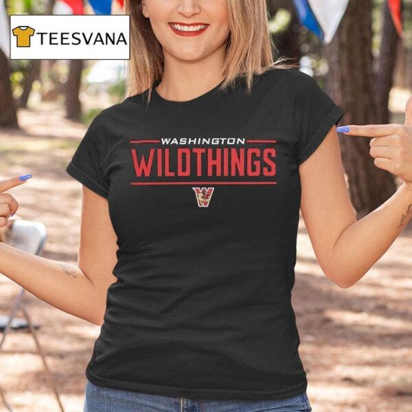 Washington Wild Thing Logo Baseball T Shirt