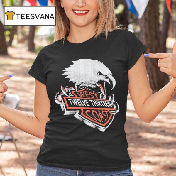 West Coast Twelve Thirn Eagle T Shirt