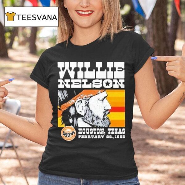 Willie Nelson Astrodome Houston Astros Texas T Shirt