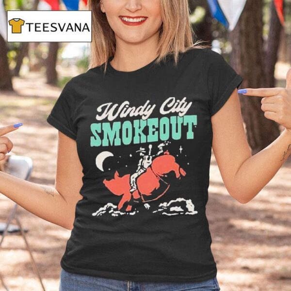 Windy City Smokeout Rodeo Pig T Shirt