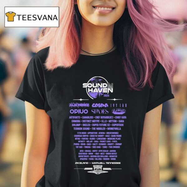 Wobble Factory Sound Haven Lineup T Shirt