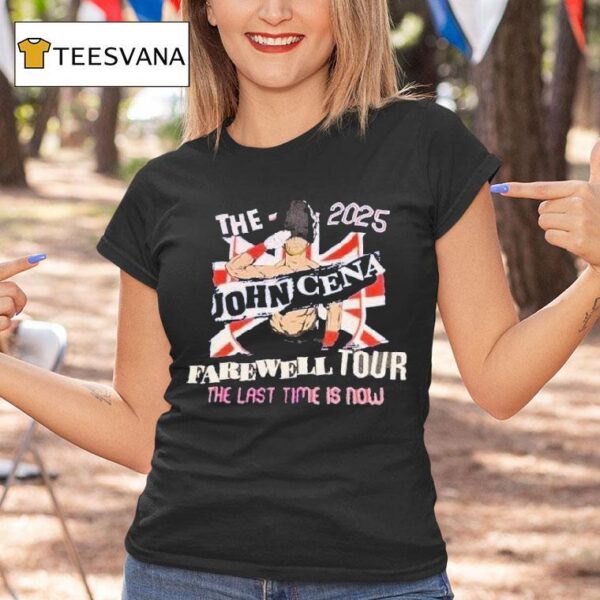 Wwe John Cena The Farewell Tour The Last Time Is Now London T Shirt