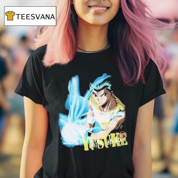 Yusuke Spirit Wave Mega Yuyu Hakusho T Shirt