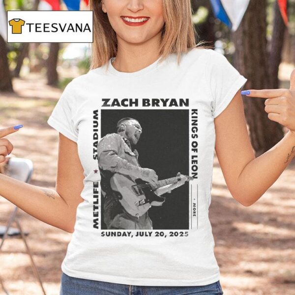 Zach Bryan Metlife Stadium Meadowlands Kings Of Leon T Shirt