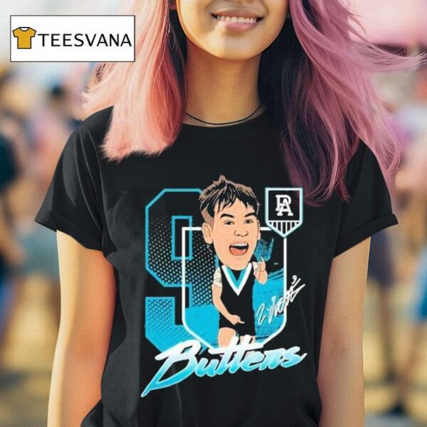 Zak Butters Port Adelaide Fc Signature T Shirt