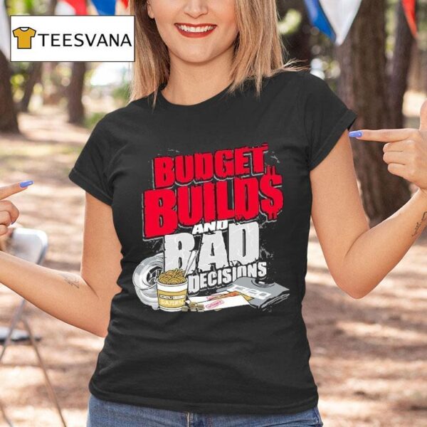 Video Budget Builds And Bad Decisions T Shirt