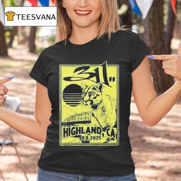 Highland California Concert At Yaamava Theater At Yaamava Resort And Casino On August Lion T Shirt