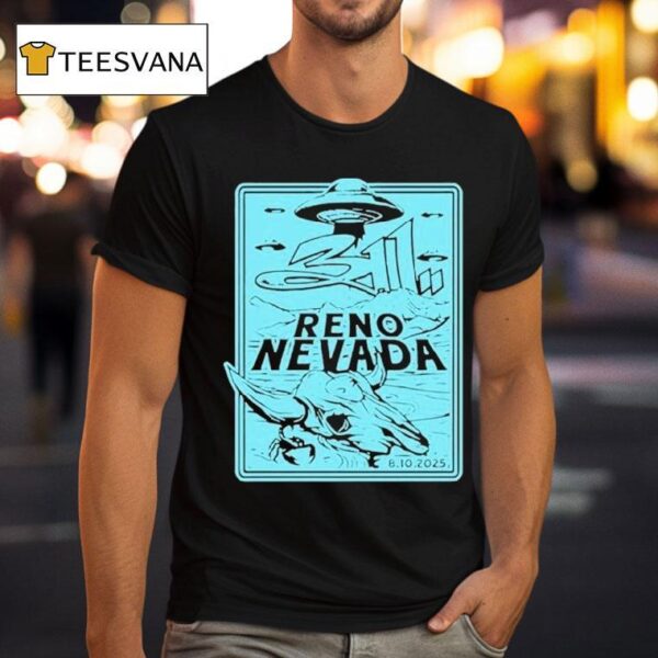 Tour Reno Nevada August Ufo T Shirt