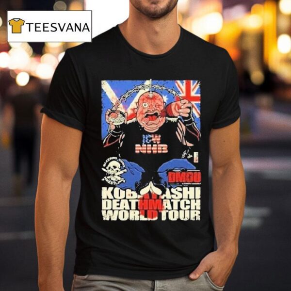 Abdullah Kobayashi Icw Nhb X Dmdu X Bgw Death Match World Tour T Shirt