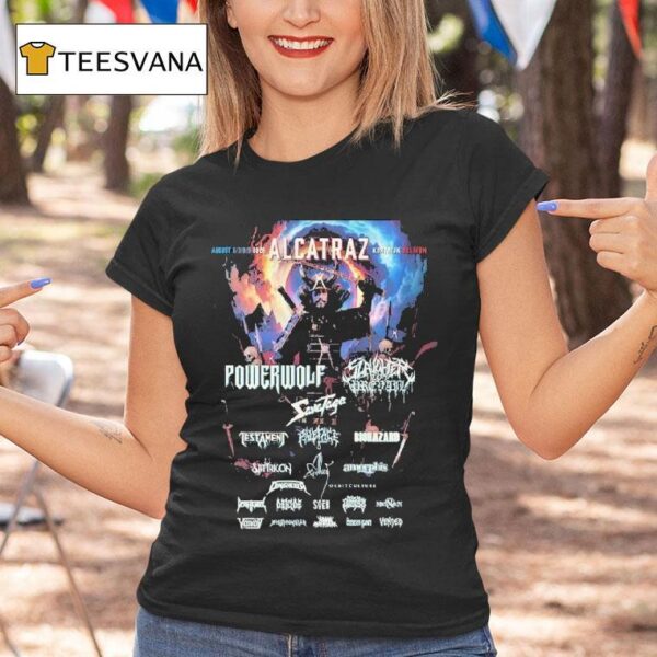 Alcatraz Festival August At Kortrijk Belgium Lineup Headliners Theme Samurai T Shirt