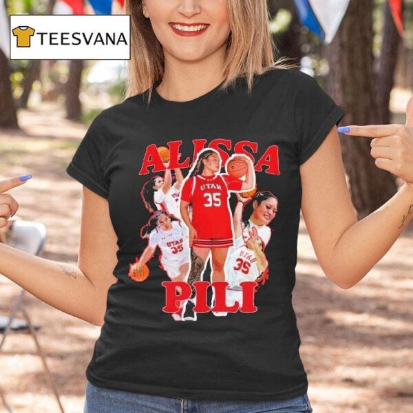 Alissa Pili Utah Utes Women S Basketball T Shirt