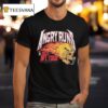 Angry Runs Nfl Tour Helmet Skull Flames T Shirt