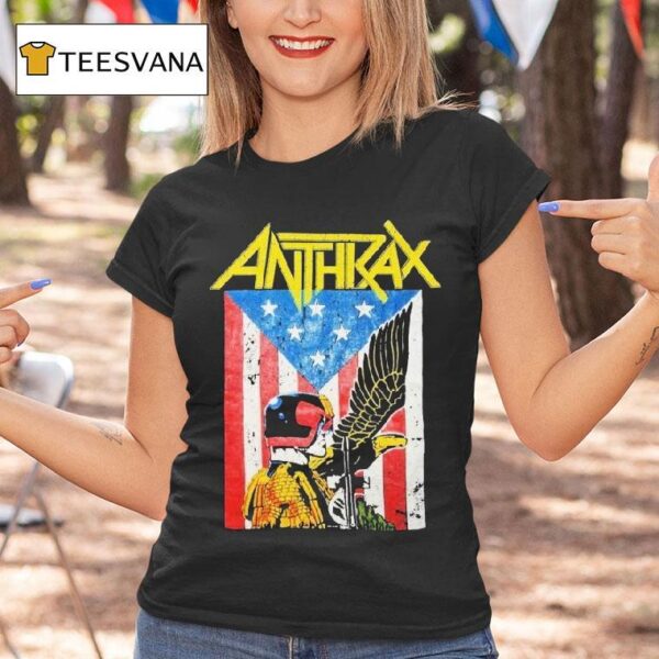 Anthrax Dredd Eagle T Shirt