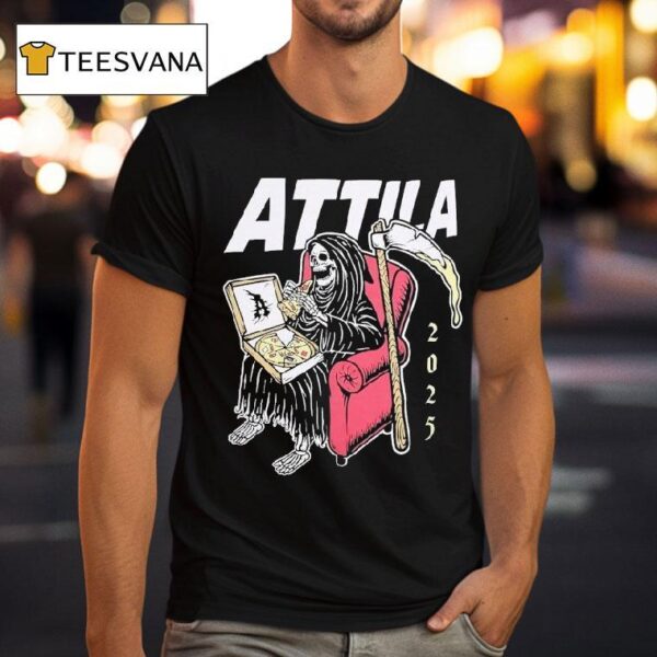 Attila Pizza Grim Reaper Sofa T Shirt