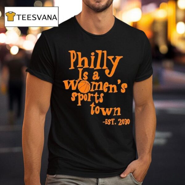 Aubrey Plaza Wearing Philly Is A Women S Sports Town Est T Shirt