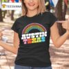 Austin Texas Pride Rainbow T Shirt