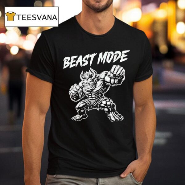 Beast Mode Muscled Bull T Shirt