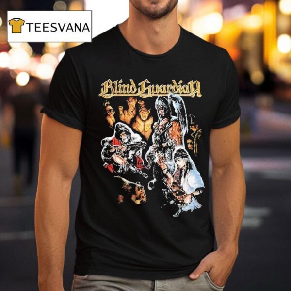 Blind Guardian Tales Somewhere Collage T Shirt