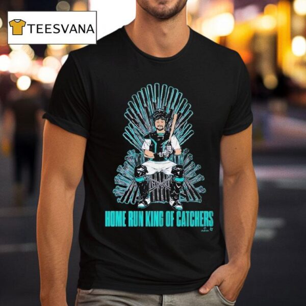 Cal Raleigh Home Run King Of Catchers T Shirt
