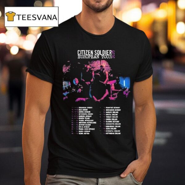Citizen Soldier European Tour Dates For October And November T Shirt
